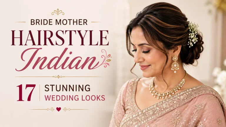 Bride Mother Hairstyle Indian