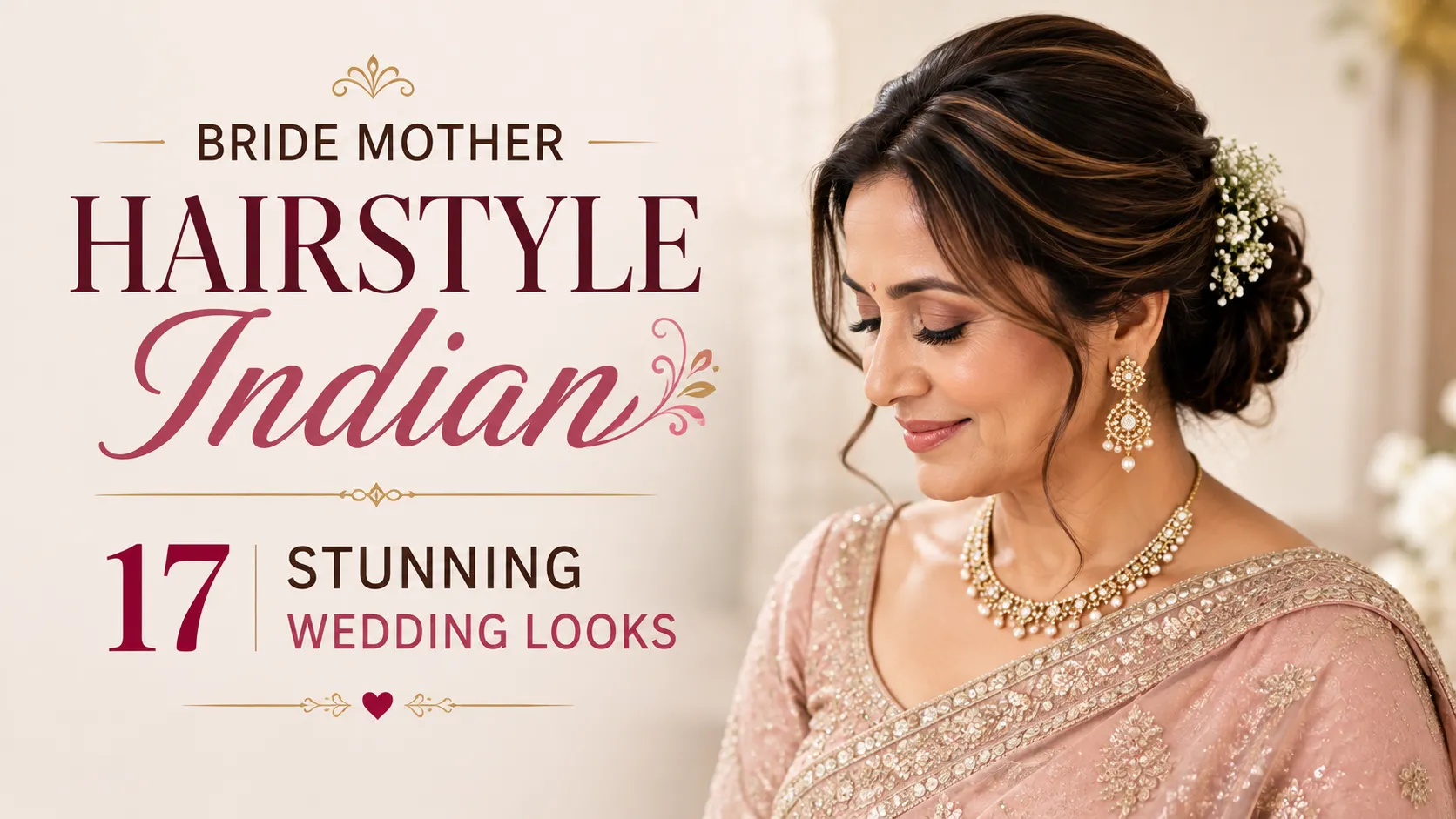 Bride Mother Hairstyle Indian