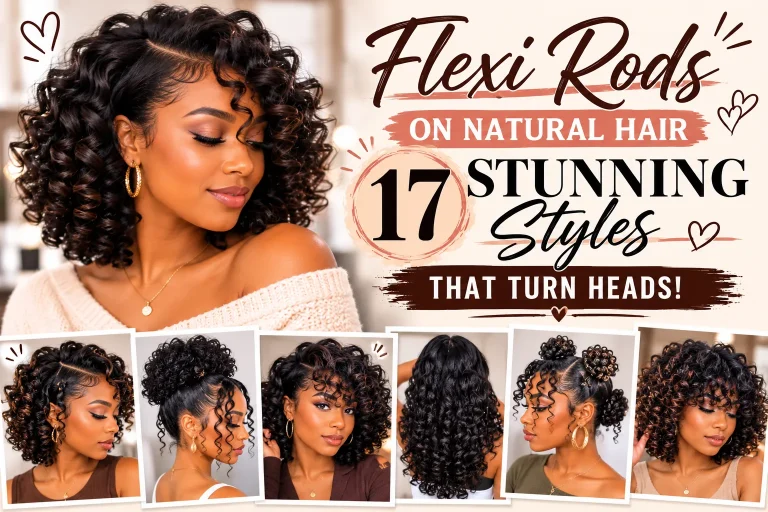 Flexi Rods on Natural Hair