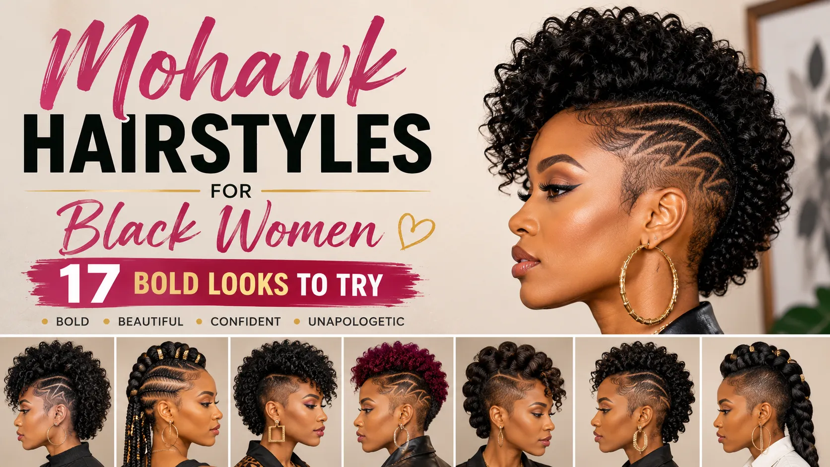 Mohawk Hairstyles for Black Women