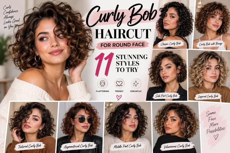 Curly Bob Haircut for a Round Face: 11 Stunning Styles to Try